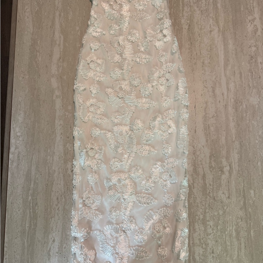 12th Tribe White Floral Dress